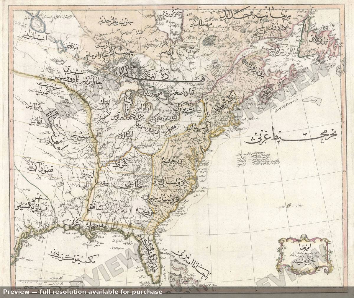 Antique map: Amerika, 1803, 1803