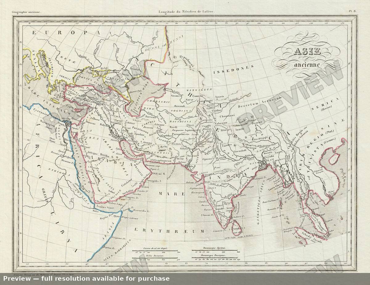 Antique map: Asia Ancient, 1843