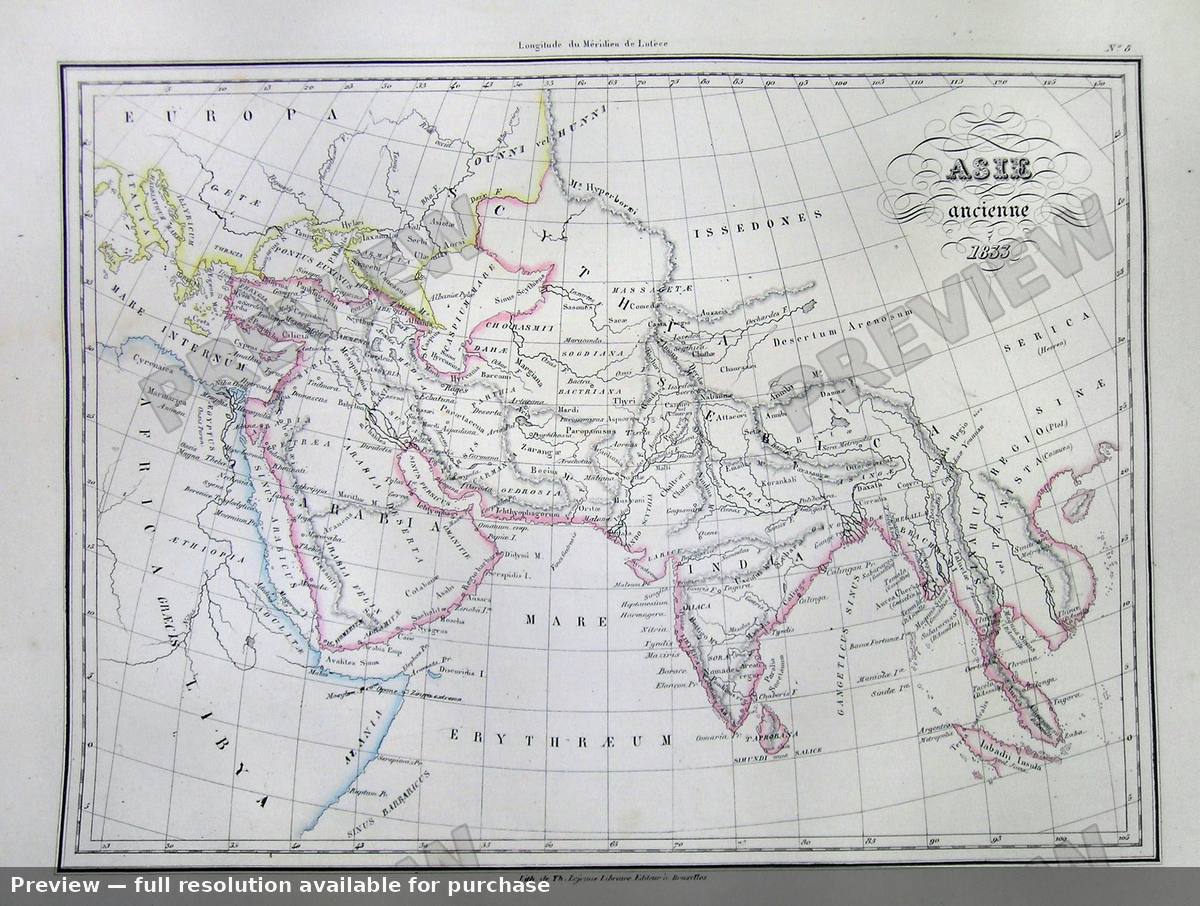 Antique map: Asia Ancient, 1837, 1837
