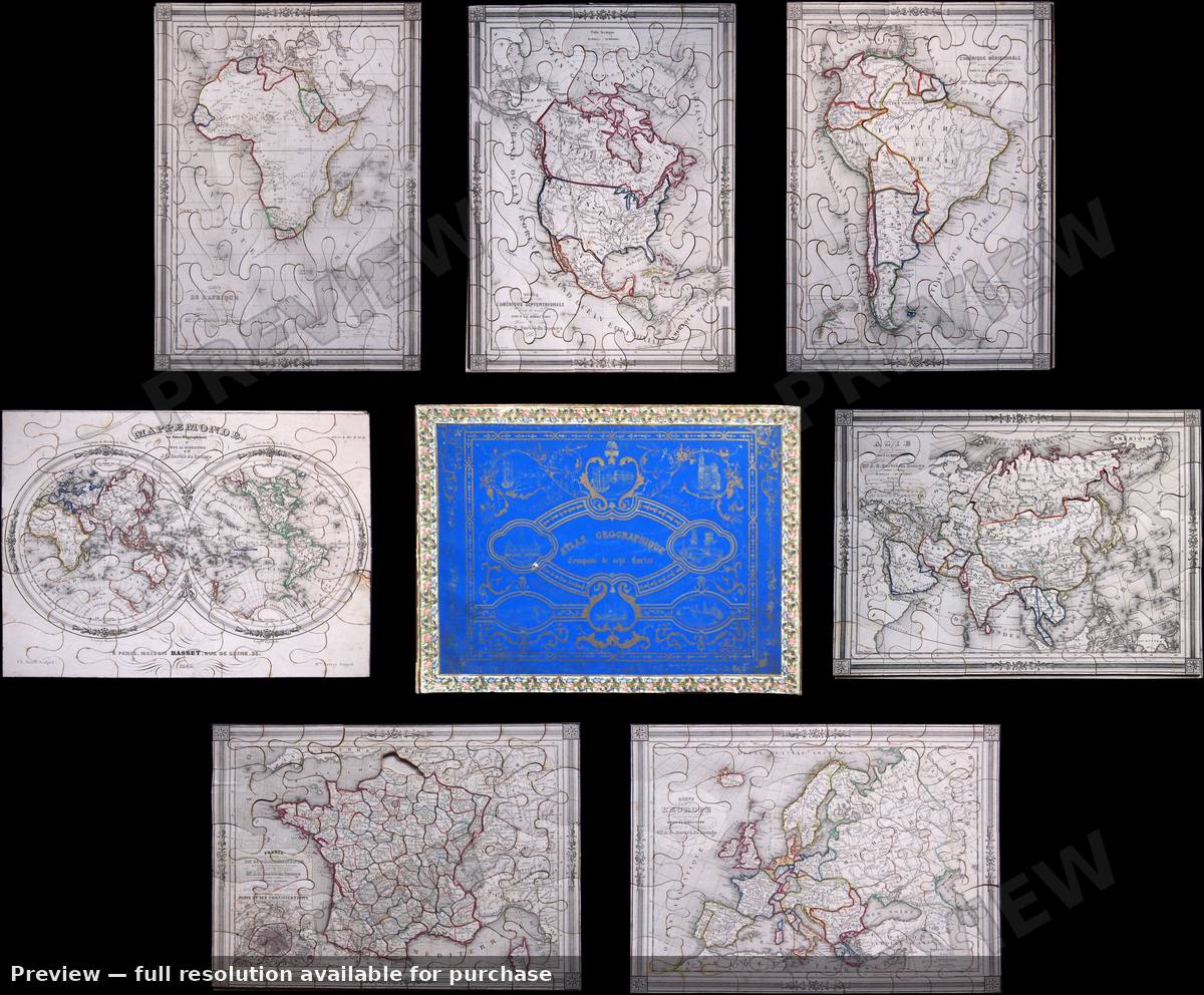 Antique map: Atlas, 1848
