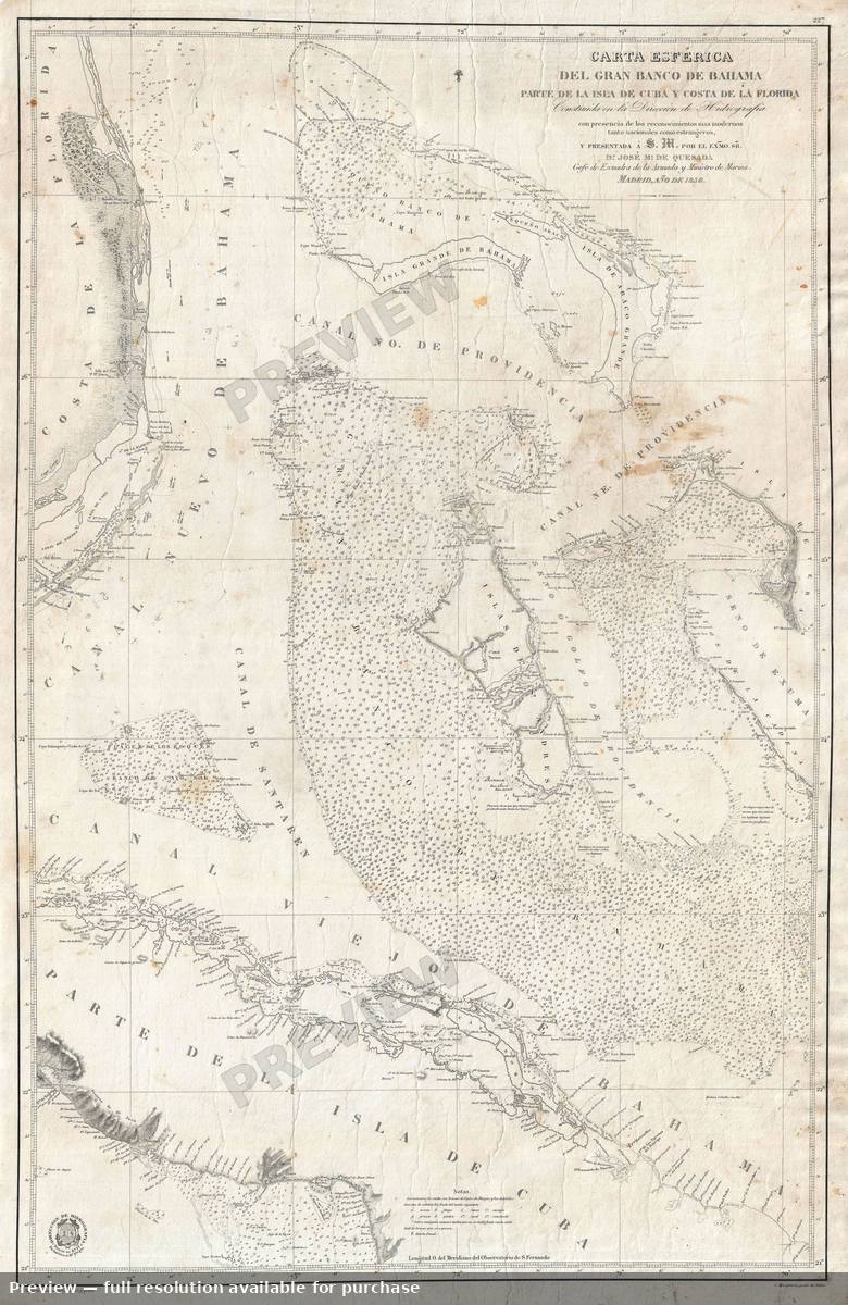 Antique map: Bahamas Florida, 1858, 1858
