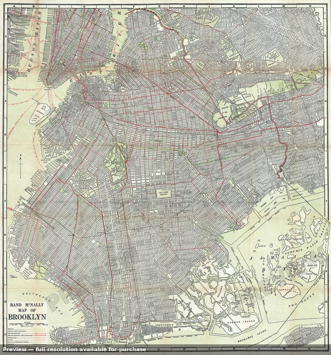 Antique map: Brooklyn 2, 1917, 1917