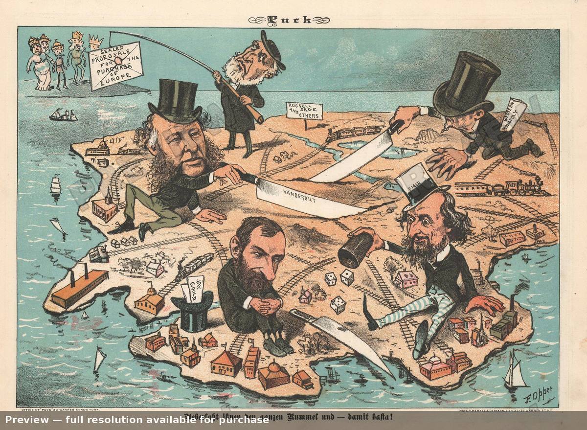 Antique map: Carving Wealthy, 1882, 1882