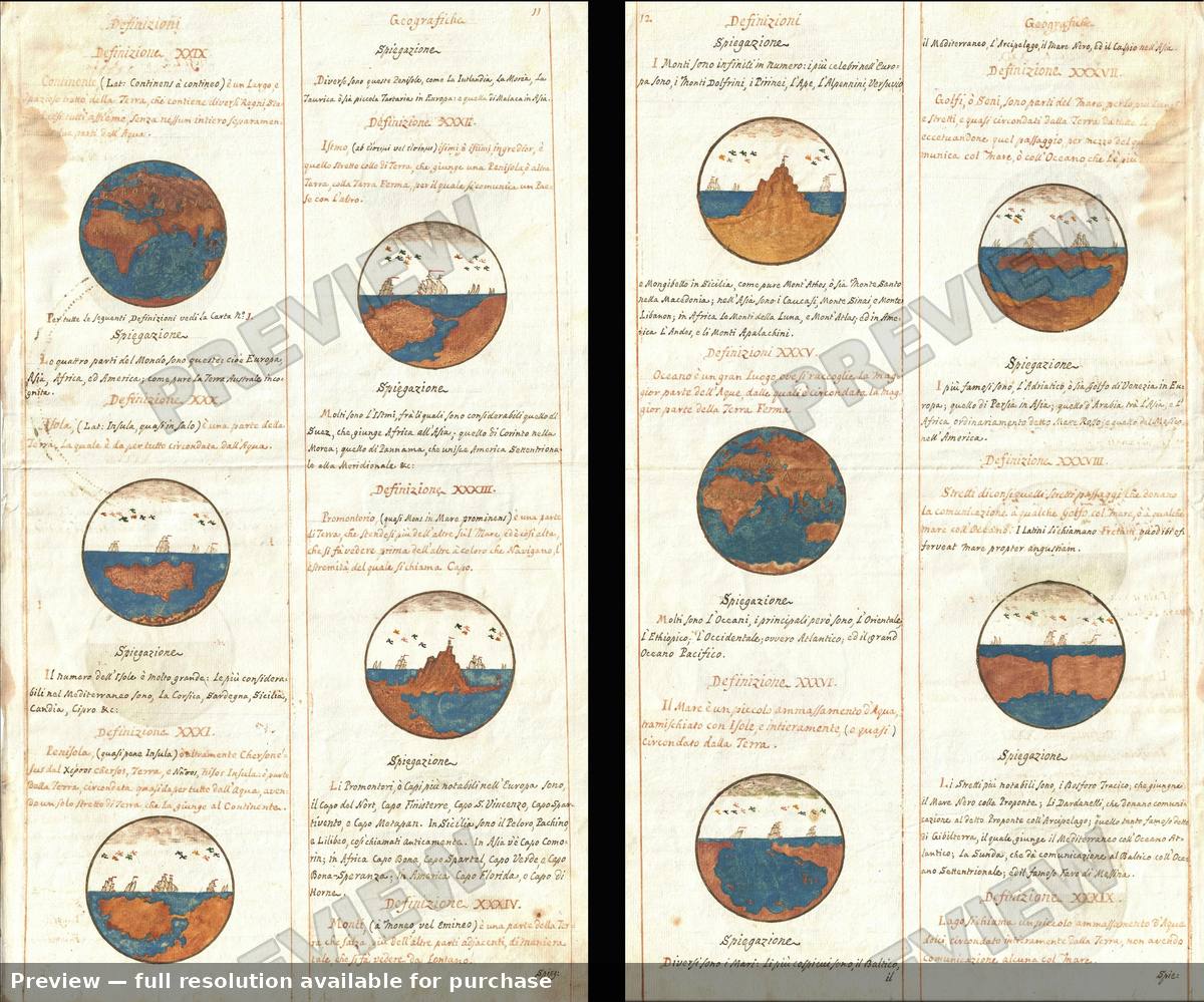 Antique map: Continente, 1720, 1720