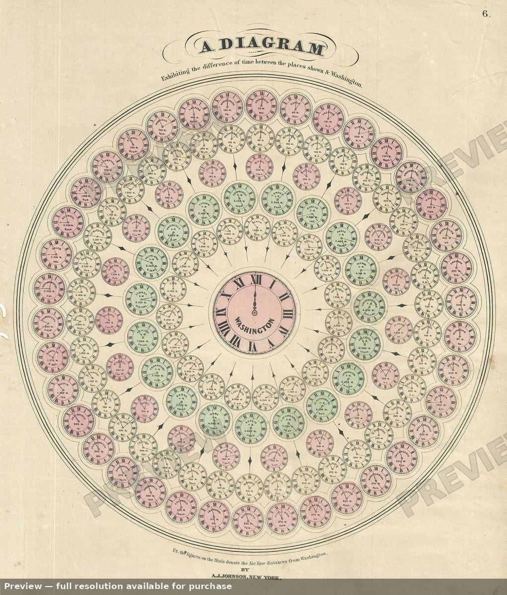 Antique map: Diagram 2, 1866