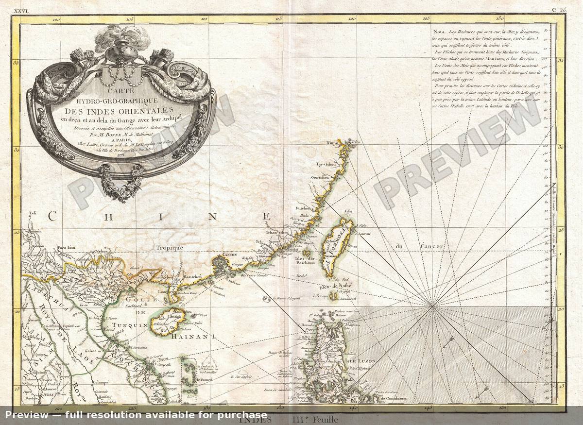 Antique map: Formosa, 1771, 1771