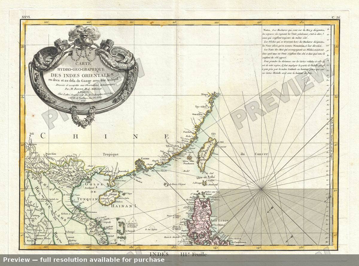 Antique map: Formosa 2, 1771, 1771