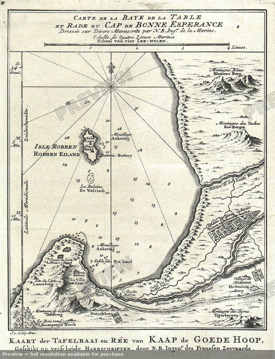 Antique map: Goede Hoop, 1773, 1773