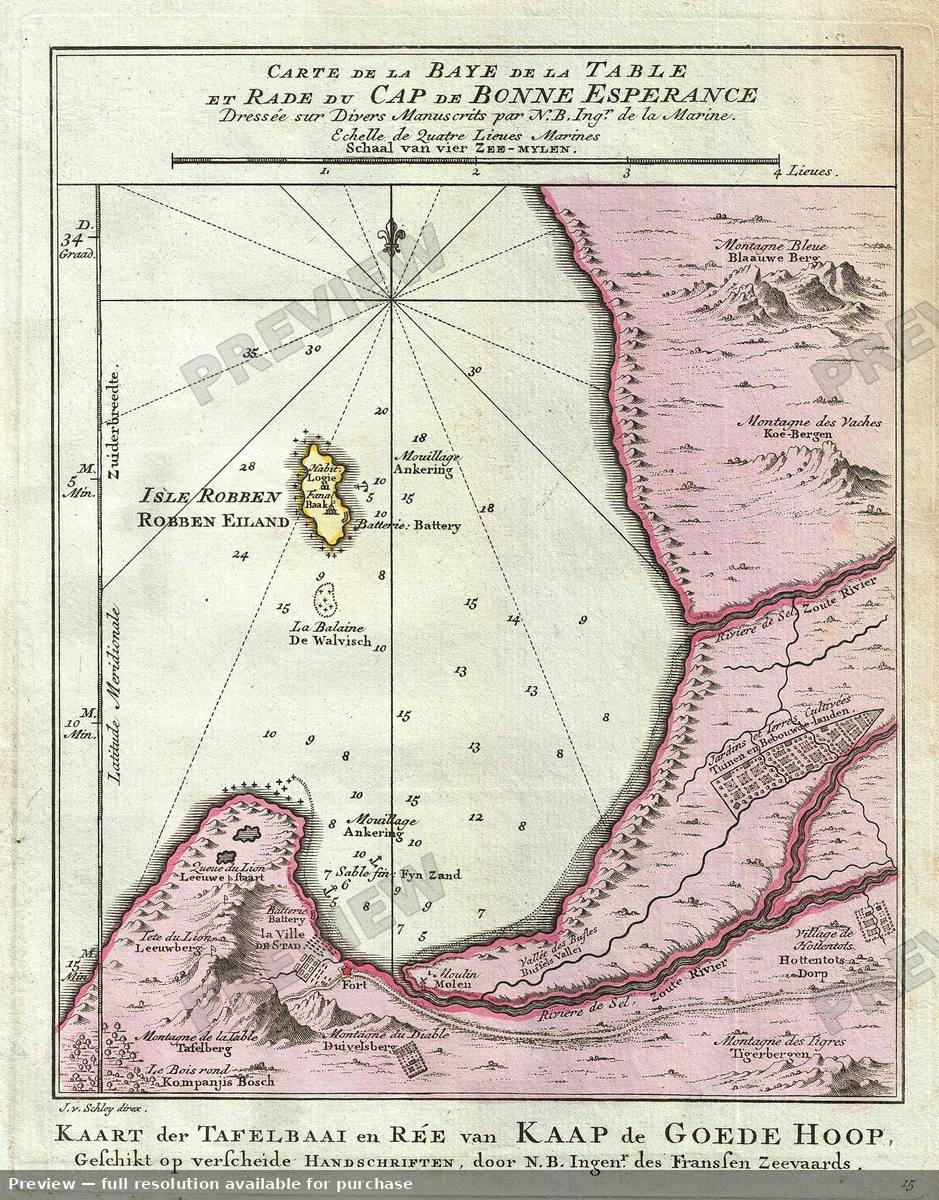 Antique map: Goede Hoop 2, 1773, 1773
