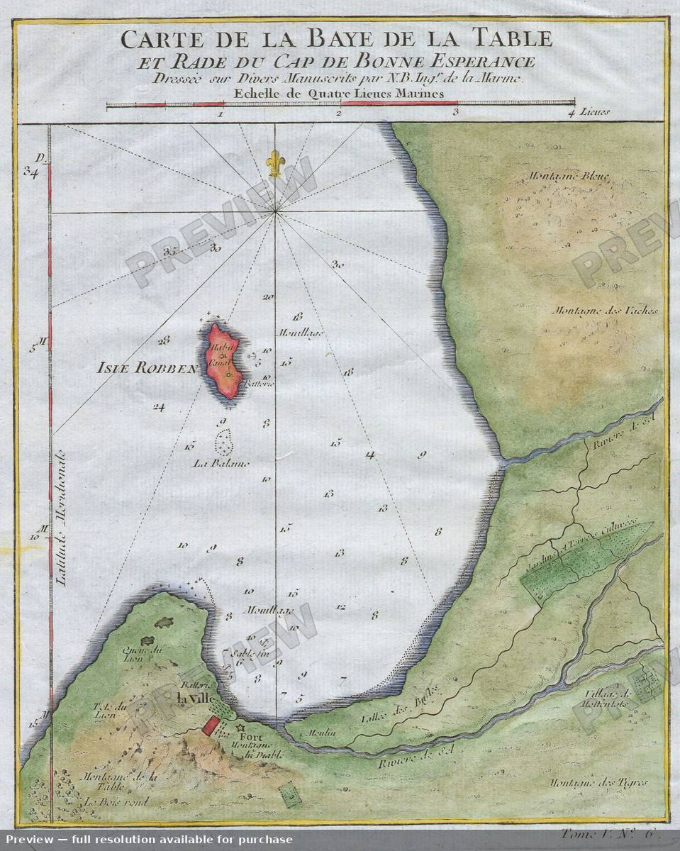 Antique map: Good Hope 2, 1763, 1763