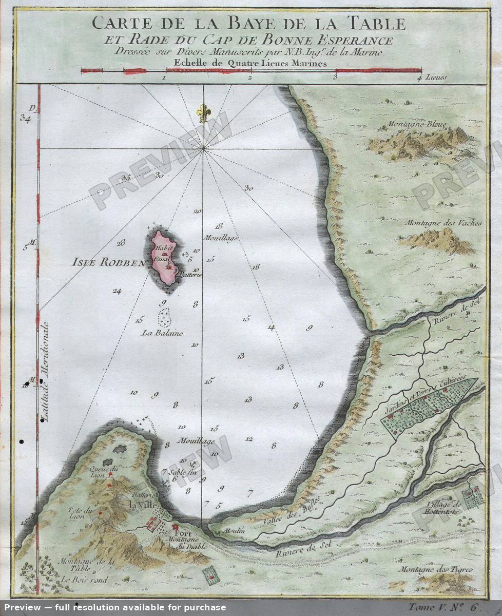 Antique map: Good Hope 3, 1763, 1763