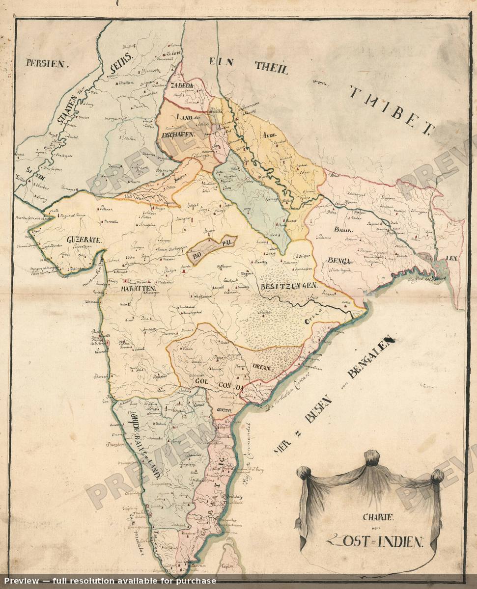 Antique map: India, 1803, 1803