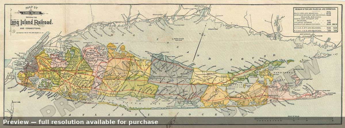 Antique map: Long Island, 1884, 1884