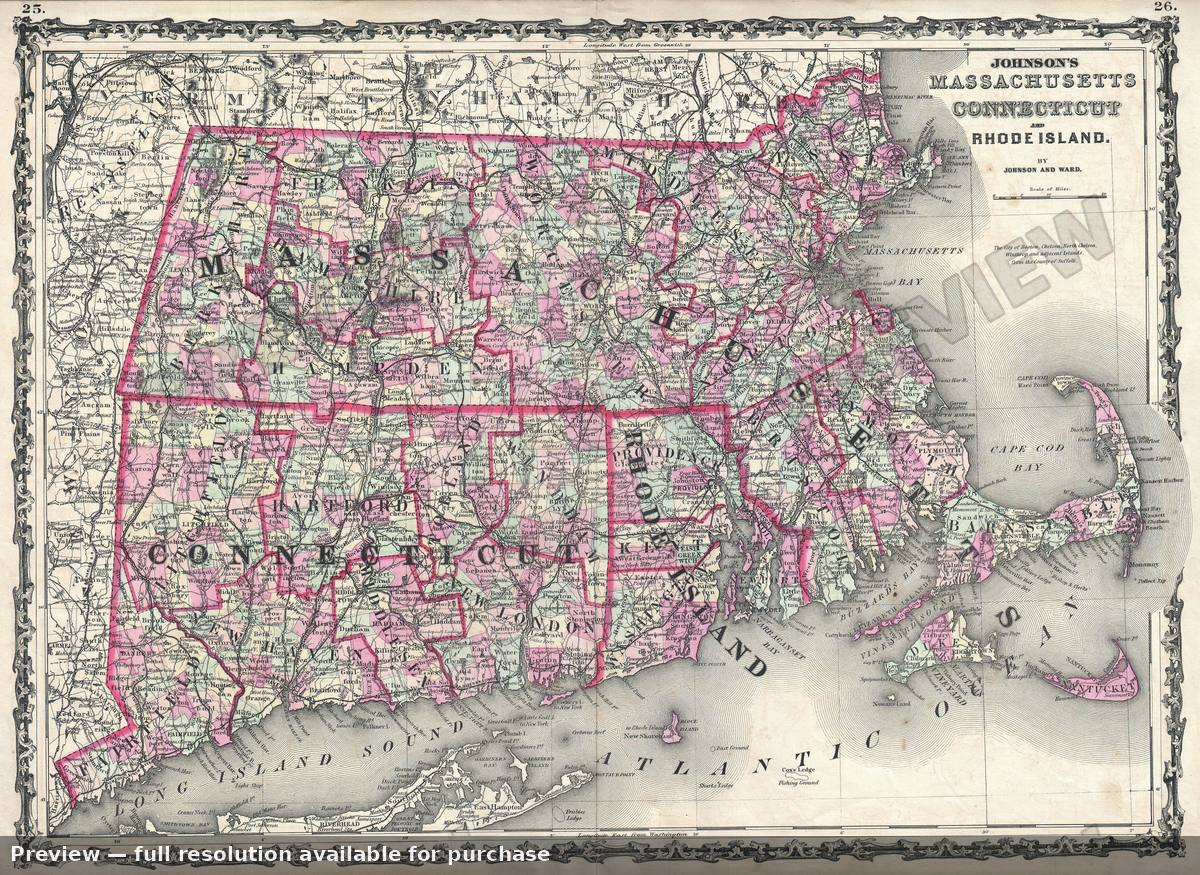 Antique map: MACTRI, 1862, 1862