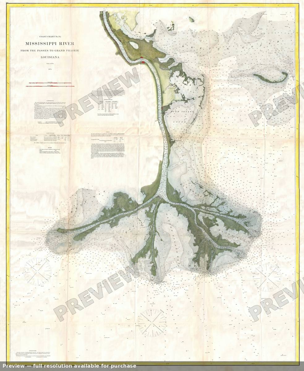 Antique map: Miss Delta, 1874, 1874