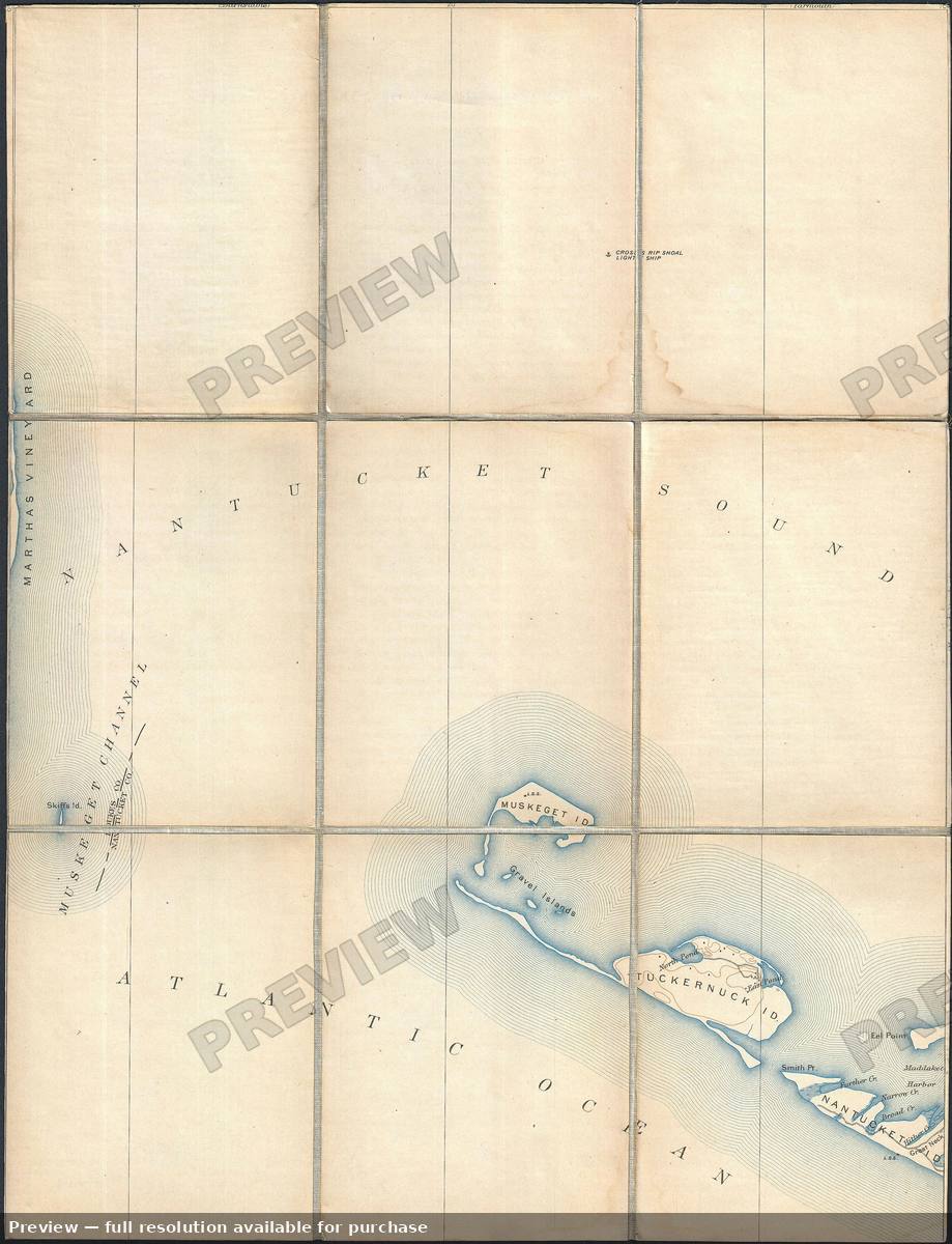 Antique map: Muskeget, 1887