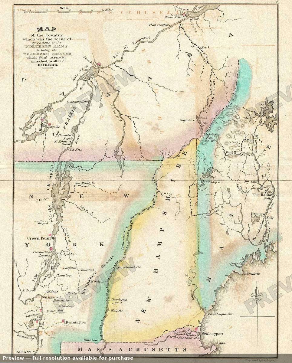 Antique map: New Hampshire 2, 1832
