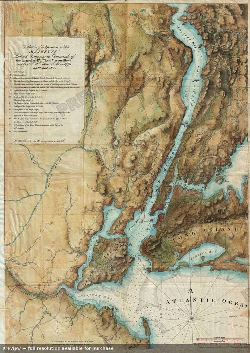 Antique map: New York, 1864, 1864