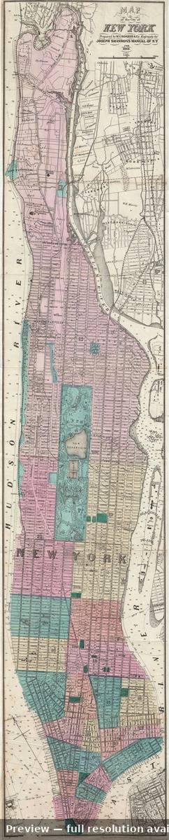 Antique map: New York 2, 1868, 1868