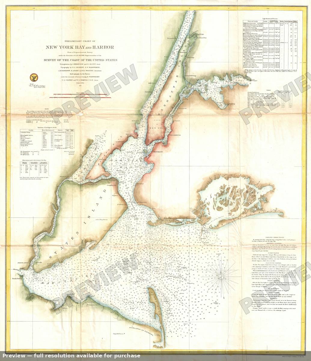 Antique map: New York City, 1857, 1857