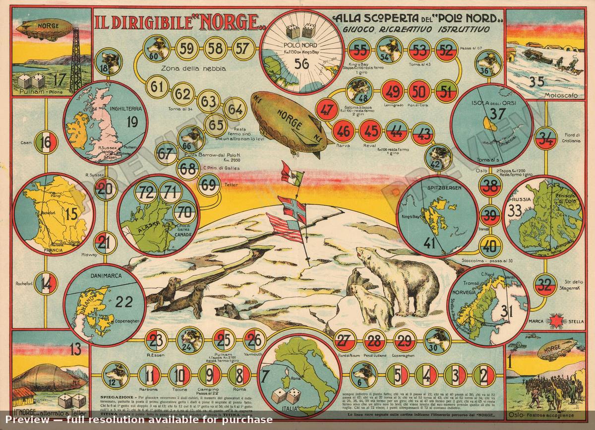 Antique map: Norge, 1926, 1926