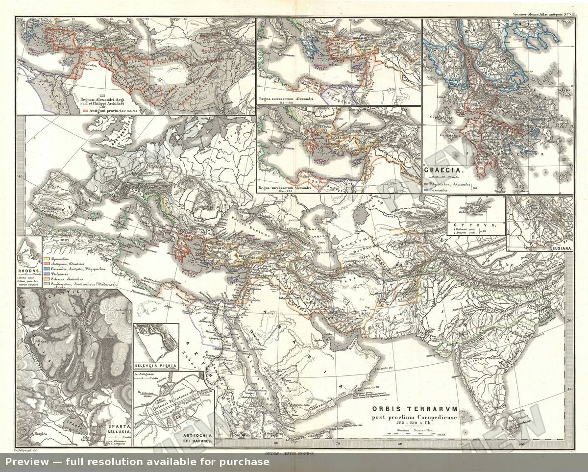 Antique map: Orbis Terrarum Corupediense, 1865