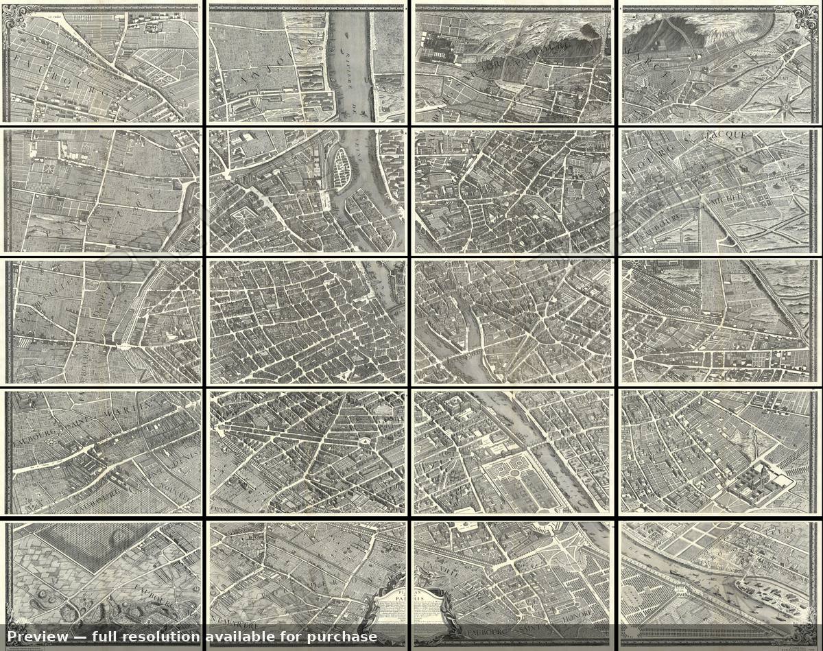 Antique map: Paris 5, 1900, 1900
