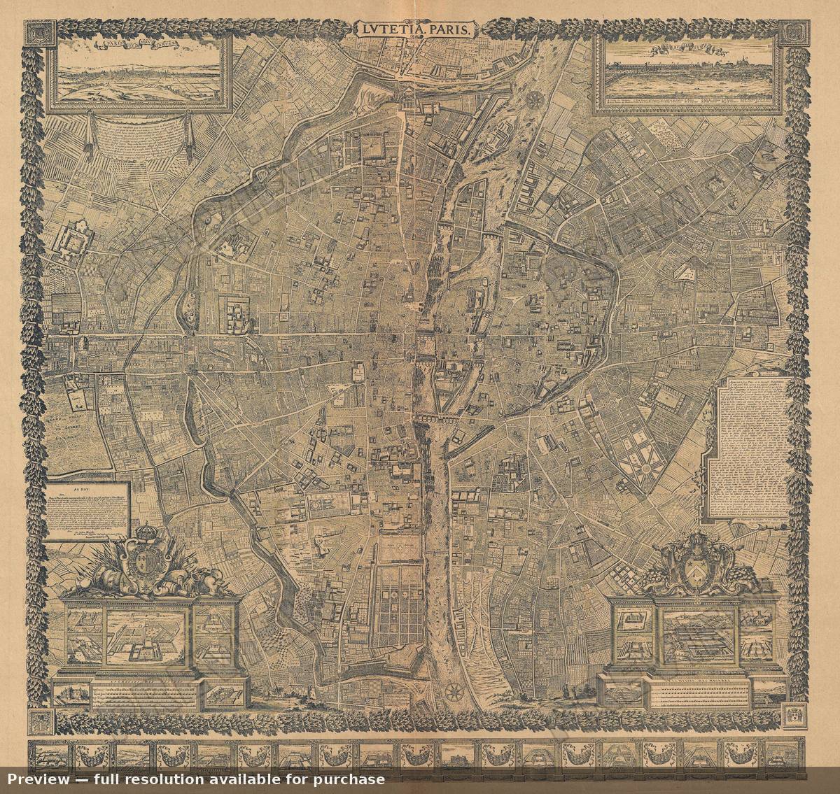 Antique map: Paris Sm 4, 1900, 1900