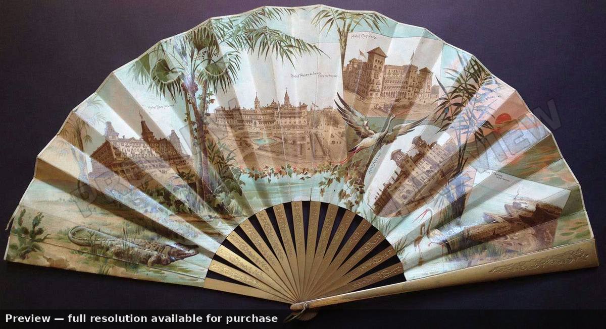 Antique map: St Augustine Fan