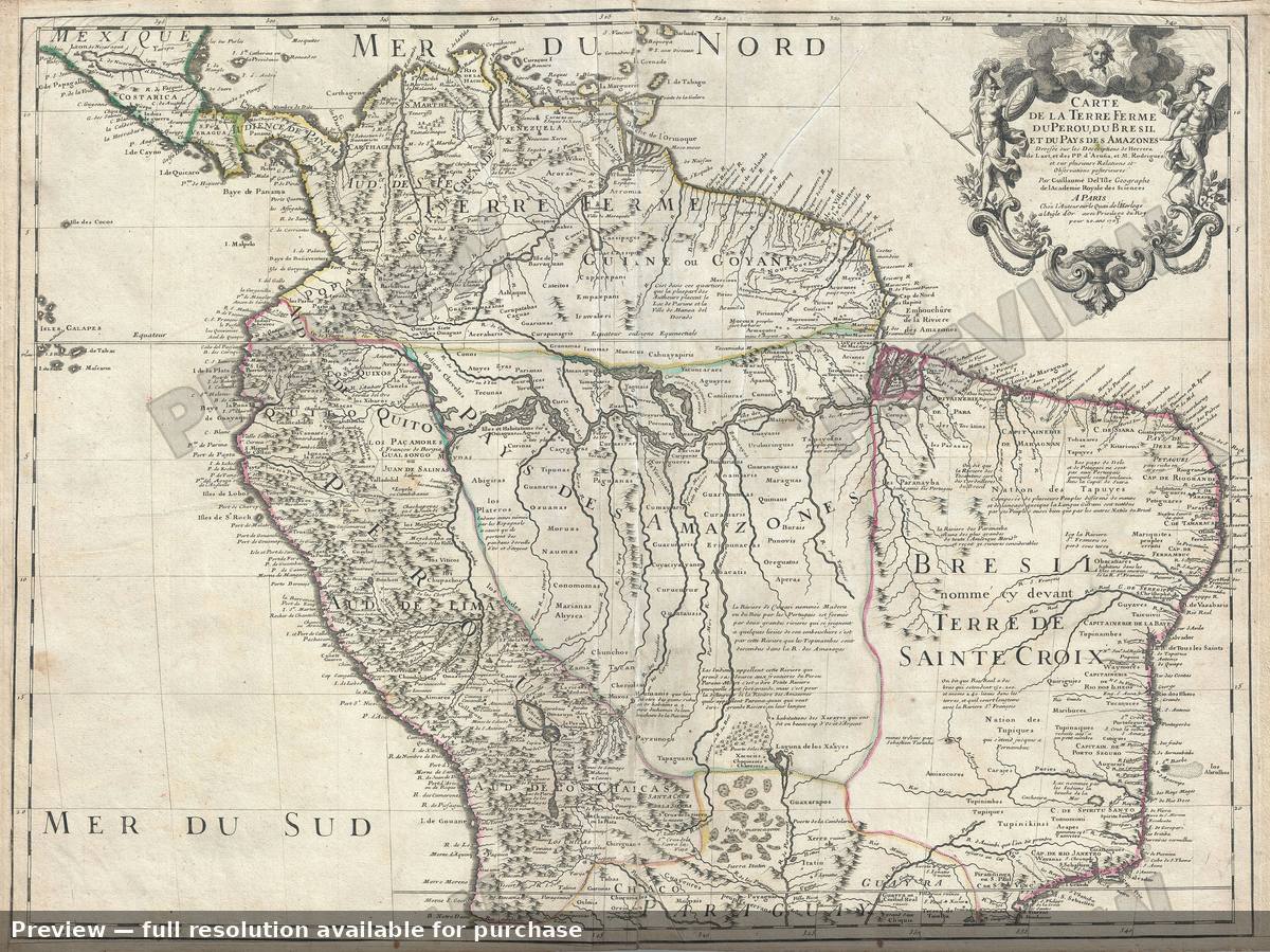 Antique map: Terre Ferma, 1703, 1703