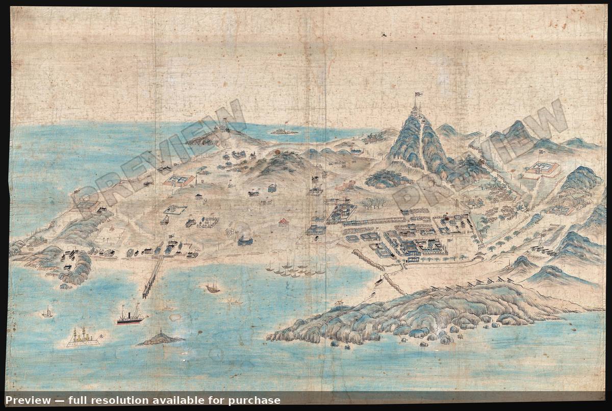 Antique map: Tsingtao, 1899