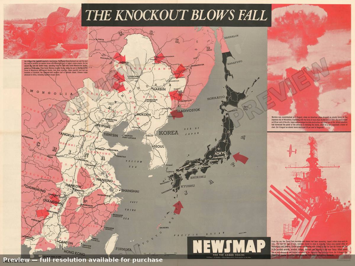 Antique map: Vol 4No 18F, 1945