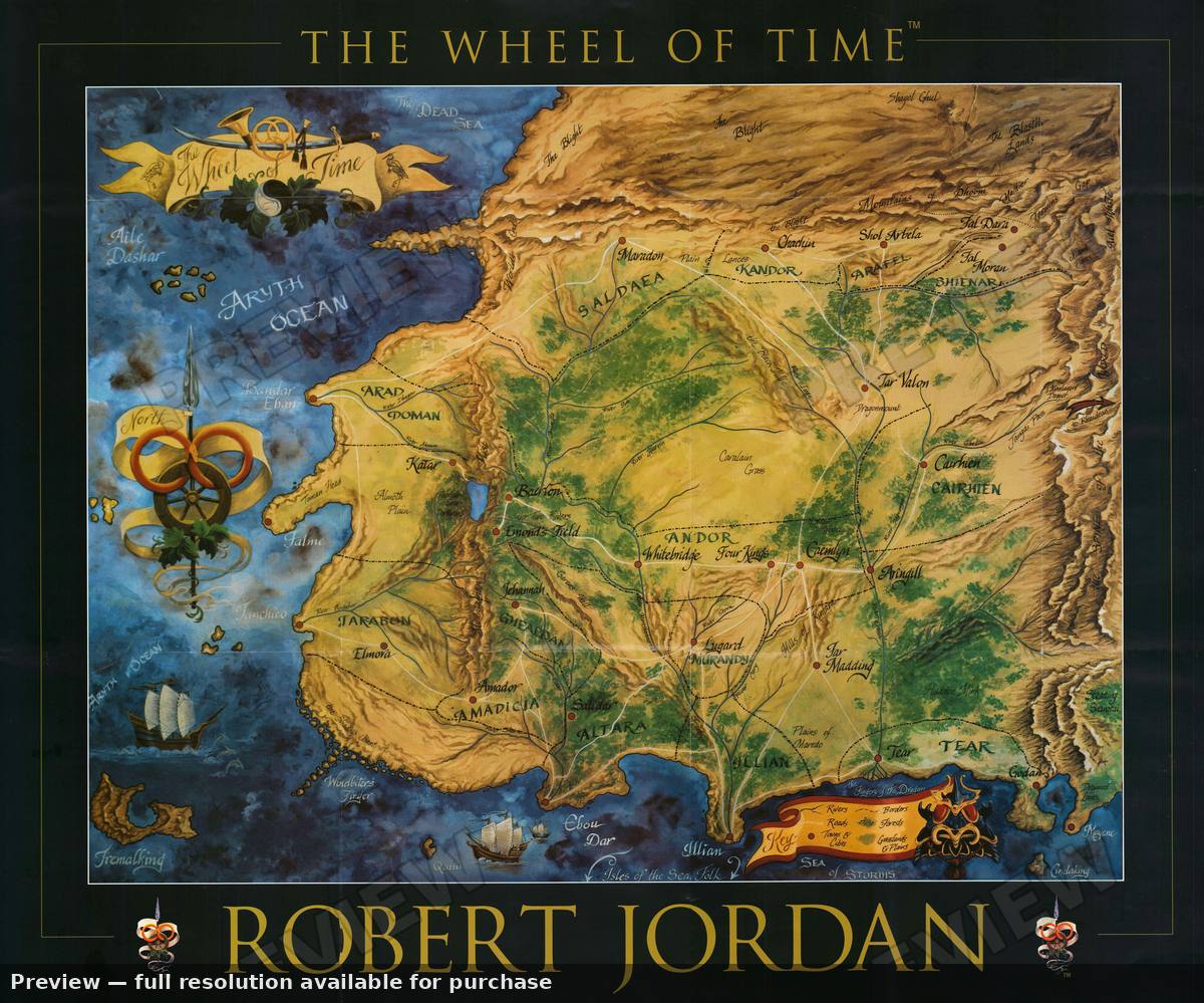 Antique map: Wheelof Time, 1997, 1997